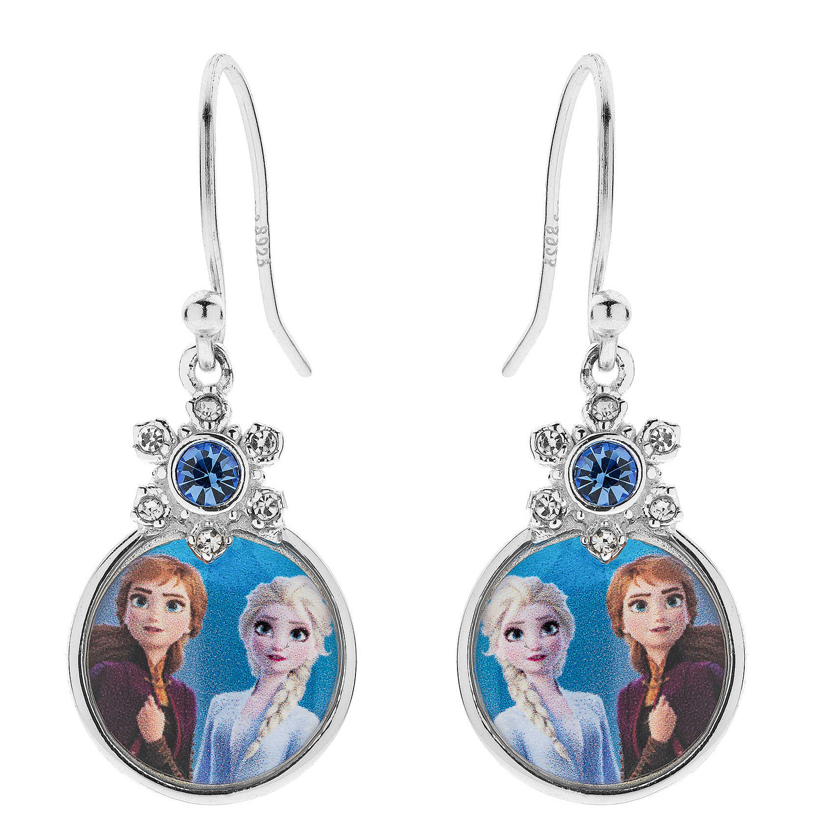 Disney Pôvabné visiace náušnice Anna a Elsa Frozen ES00018SRML.CS